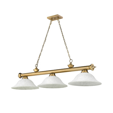 Z-Lite Cordon Three Light Billiard - 2306-3-BILL-GL16SHADE 46