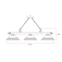 Z-Lite Cordon Three Light Billiard - 2306-3-BILL-GL16SHADE 7