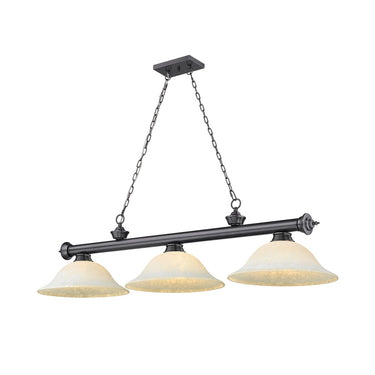 Z-Lite Cordon Three Light Billiard - 2306-3-BILL-GL16SHADE 8
