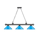 Z-Lite Cordon Three Light Billiard - 2306-3-BILL-MSHADE 1