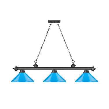 Z-Lite Cordon Three Light Billiard - 2306-3-BILL-MSHADE 1