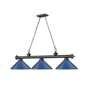 Z-Lite Cordon Three Light Billiard - 2306-3-BILL-MSHADE 10