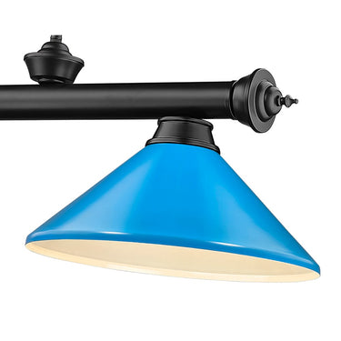 Z-Lite Cordon Three Light Billiard - 2306-3-BILL-MSHADE 18