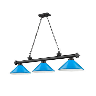 Z-Lite Cordon Three Light Billiard - 2306-3-BILL-MSHADE 19