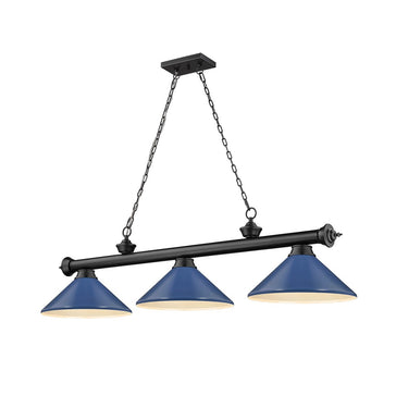 Z-Lite Cordon Three Light Billiard - 2306-3-BILL-MSHADE 22