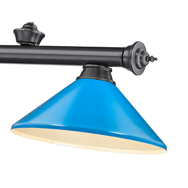 Z-Lite Cordon Three Light Billiard - 2306-3-BILL-MSHADE 3
