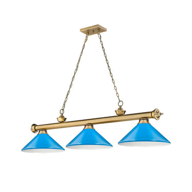 Z-Lite Cordon Three Light Billiard - 2306-3-BILL-MSHADE 32