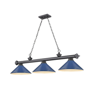 Z-Lite Cordon Three Light Billiard - 2306-3-BILL-MSHADE 8