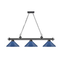Z-Lite Cordon Three Light Billiard - 2306-3-BILL-MSHADE 9