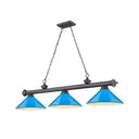 Z-Lite Cordon Three Light Billiard - 2306-3-BILL-MSHADE 