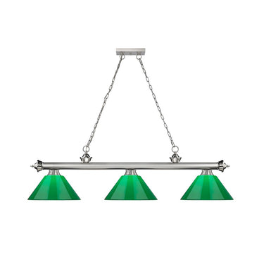 Z-Lite Cordon Three Light Billiard - 2306-3-BILL-PSHADE 12
