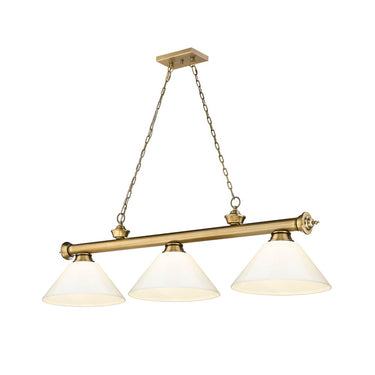 Z-Lite Cordon Three Light Billiard - 2306-3-BILL-PSHADE 5