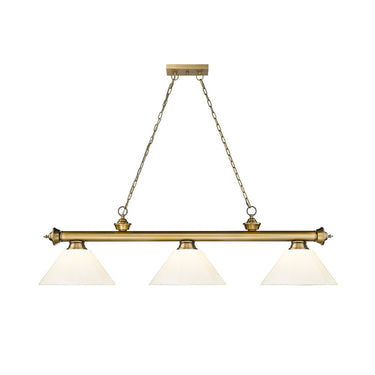 Z-Lite Cordon Three Light Billiard - 2306-3-BILL-PSHADE 6