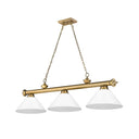 Z-Lite Cordon Three Light Billiard - 2306-3-BILL-PSHADE 9