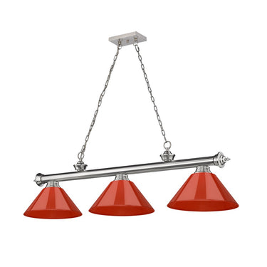 Z-Lite Cordon Three Light Billiard - 2306-3-BILL-PSHADE 22