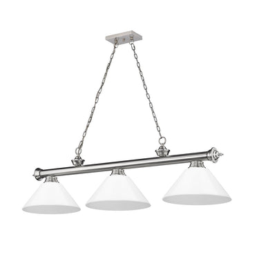 Z-Lite Cordon Three Light Billiard - 2306-3-BILL-PSHADE 28
