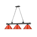 Z-Lite Cordon Three Light Billiard - 2306-3-BILL-PSHADE 32