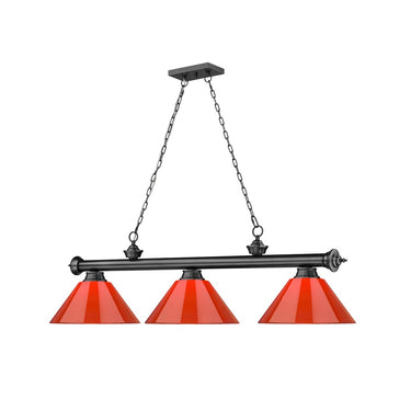 Z-Lite Cordon Three Light Billiard - 2306-3-BILL-PSHADE 32