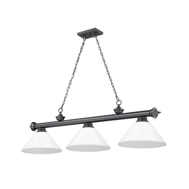 Z-Lite Cordon Three Light Billiard - 2306-3-BILL-PSHADE 41