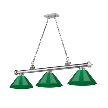 Z-Lite Cordon Three Light Billiard - 2306-3-BILL-PSHADE 15