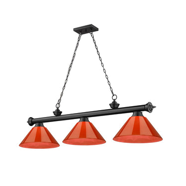 Z-Lite Cordon Three Light Billiard - 2306-3-BILL-PSHADE 51