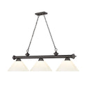 Z-Lite Cordon Three Light Billiard - 2306-3-BILL-PSHADE 59