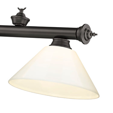 Z-Lite Cordon Three Light Billiard - 2306-3-BILL-PSHADE 60