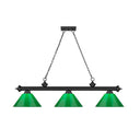 Z-Lite Cordon Three Light Billiard - 2306-3-BILL-PSHADE 65