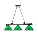 Z-Lite Cordon Three Light Billiard - 2306-3-BILL-PSHADE 66