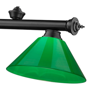 Z-Lite Cordon Three Light Billiard - 2306-3-BILL-PSHADE 67
