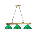 Z-Lite Cordon Three Light Billiard - 2306-3-BILL-PSHADE 82