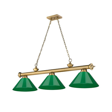 Z-Lite Cordon Three Light Billiard - 2306-3-BILL-PSHADE 84