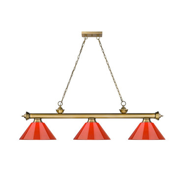 Z-Lite Cordon Three Light Billiard - 2306-3-BILL-PSHADE 87