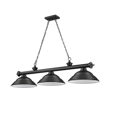 Z-Lite Cordon Three Light Billiard - 2306-3-BILL-STSHADE 1