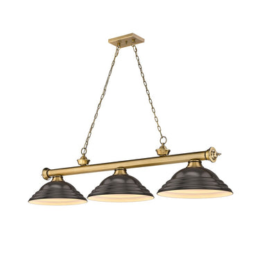 Z-Lite Cordon Three Light Billiard - 2306-3-BILL-STSHADE 12