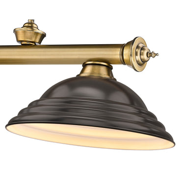 Z-Lite Cordon Three Light Billiard - 2306-3-BILL-STSHADE 15