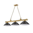Z-Lite Cordon Three Light Billiard - 2306-3-BILL-STSHADE 23