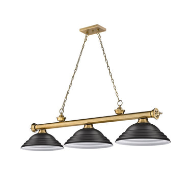 Z-Lite Cordon Three Light Billiard - 2306-3-BILL-STSHADE 23