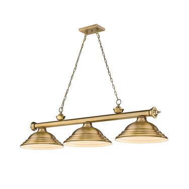 Z-Lite Cordon Three Light Billiard - 2306-3-BILL-STSHADE 25