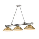 Z-Lite Cordon Three Light Billiard - 2306-3-BILL-STSHADE 45