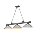 Z-Lite Cordon Three Light Billiard - 2306-3-BILL-STSHADE 52