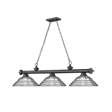 Z-Lite Cordon Three Light Billiard - 2306-3-BILL-STSHADE 54