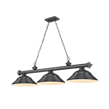 Z-Lite Cordon Three Light Billiard - 2306-3-BILL-STSHADE 59