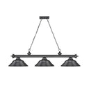 Z-Lite Cordon Three Light Billiard - 2306-3-BILL-STSHADE 60