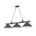 Z-Lite Cordon Three Light Billiard - 2306-3-BILL-STSHADE 63