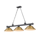 Z-Lite Cordon Three Light Billiard - 2306-3-BILL-STSHADE 66