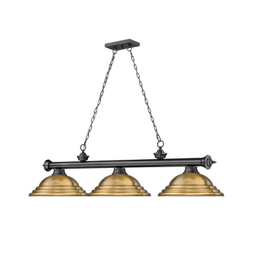 Z-Lite Cordon Three Light Billiard - 2306-3-BILL-STSHADE 68