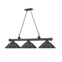 Z-Lite Cordon Three Light Billiard - 2306-3-BILL-STSHADE 75