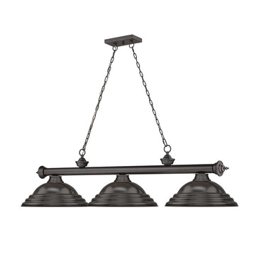 Z-Lite Cordon Three Light Billiard - 2306-3-BILL-STSHADE 75