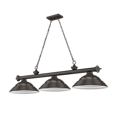 Z-Lite Cordon Three Light Billiard - 2306-3-BILL-STSHADE 77